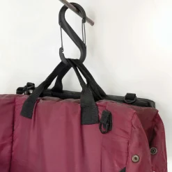 Gancio Moschettone a S in plastica nera H 20 cm