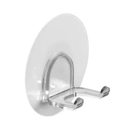 Gancio porta asciugamani Static-Loc Duo trasparente