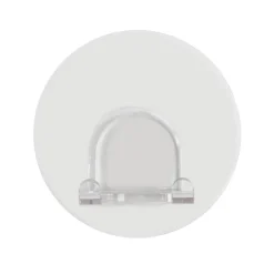 Gancio porta asciugamani Static-Loc Duo trasparente