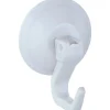 Gancio porta asciugamani a ventosa Wenko Ø 4 cm bianco 2 pz