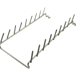 Gancio portautensili in metallo per pannello forato