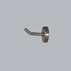 Gancio singolo in acciaio inox L 4 x H 4 x P 7 cm