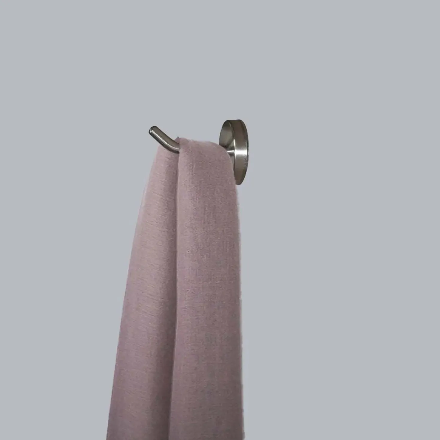 Gancio singolo in acciaio inox L 4 x H 4 x P 7 cm