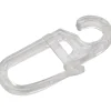 Gancio trasparente per anelli tenda Ø 3,1 cm 10 pz