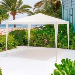 Gazebo bianco 290x290x235 cm