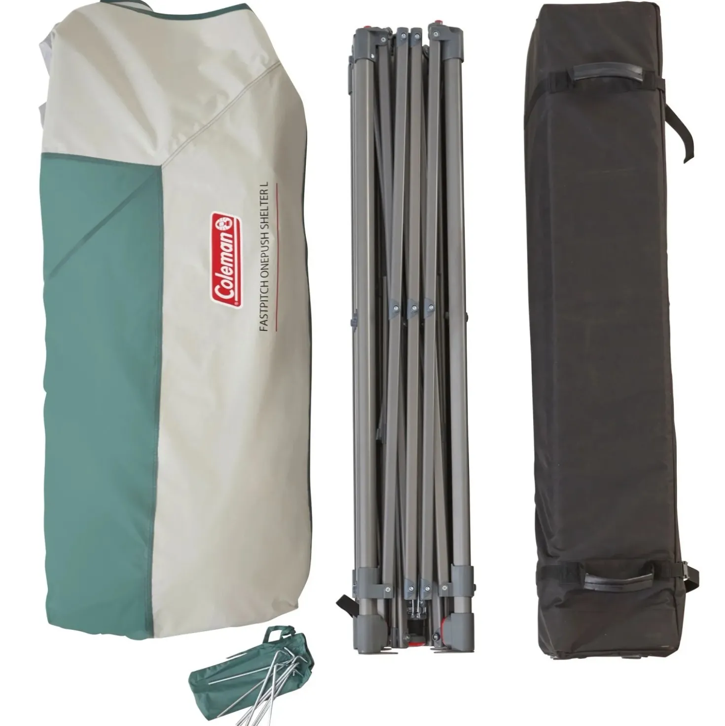 Gazebo Coleman FastPitch OnePush Shelter L Outdoor 16 m² Verde-Bianco