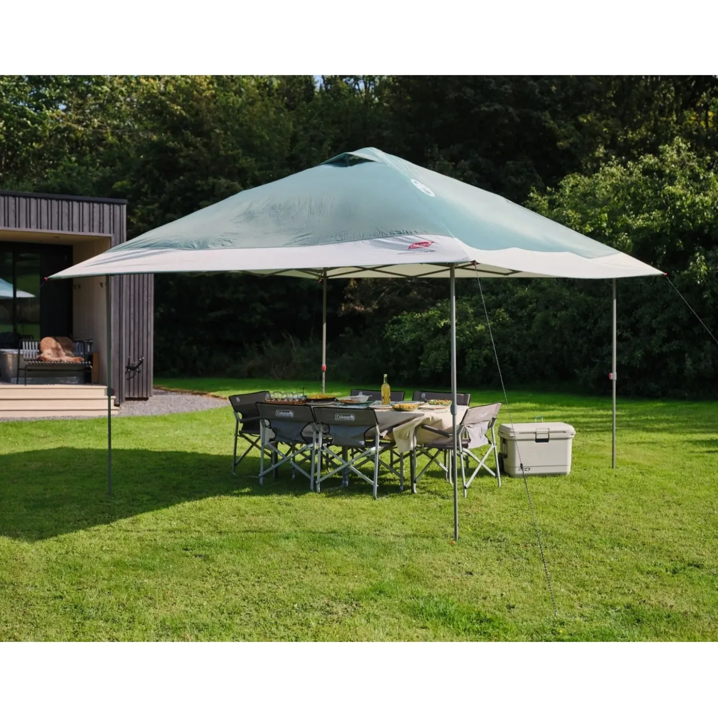 Gazebo Coleman FastPitch OnePush Shelter L Outdoor 16 m² Verde-Bianco