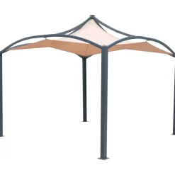 Gazebo in acciaio e poliestere Galata 300x300x320 cm
