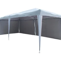 Gazebo in acciaio e poliestere Maceio 600x300x257 cm