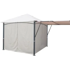 Gazebo in alluminio e poliestere Lindsborg 300x300x275 cm