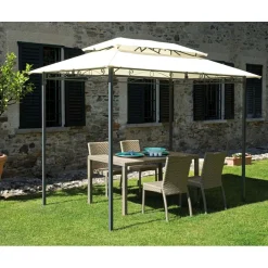 Gazebo in ferro e poliestere 300x200 cm