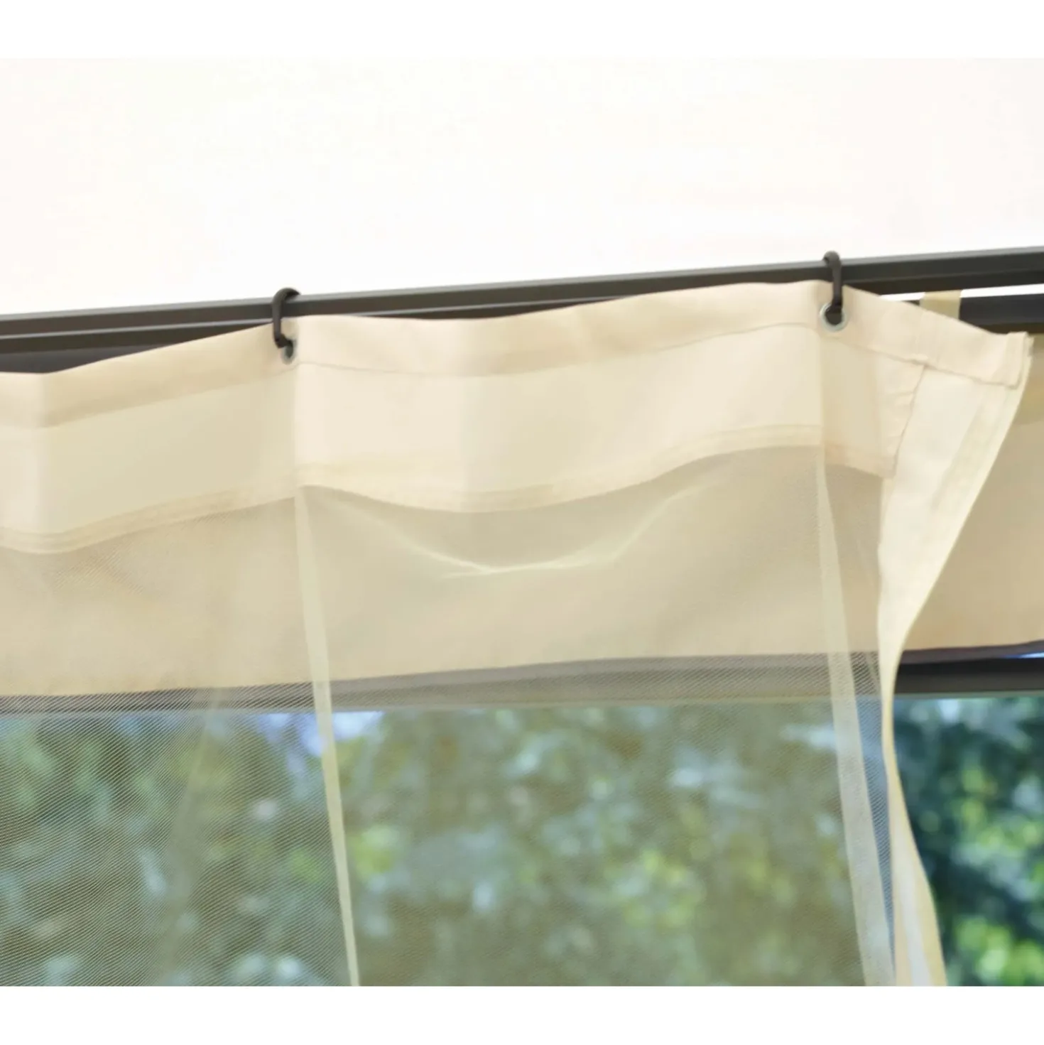 Gazebo in ferro e poliestere 300x300 cm