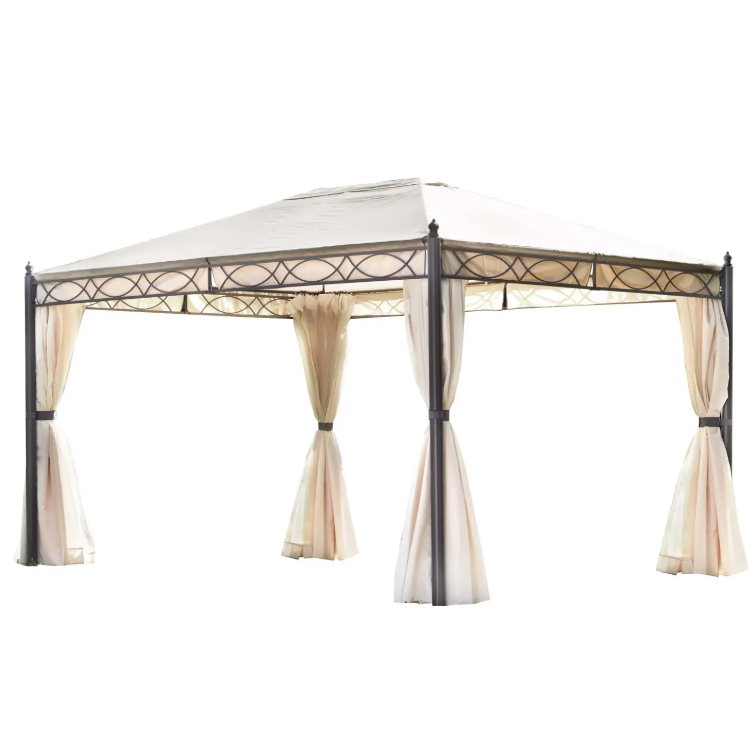 Gazebo in ferro e poliestere 300x400 cm