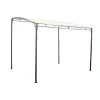 Gazebo pergola in acciaio e poliestere 240x300x250 cm