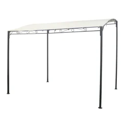 Gazebo pergola in acciaio e poliestere 240x300x250 cm