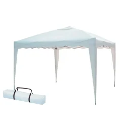 Gazebo pieghevole con borsa 300x300 cm