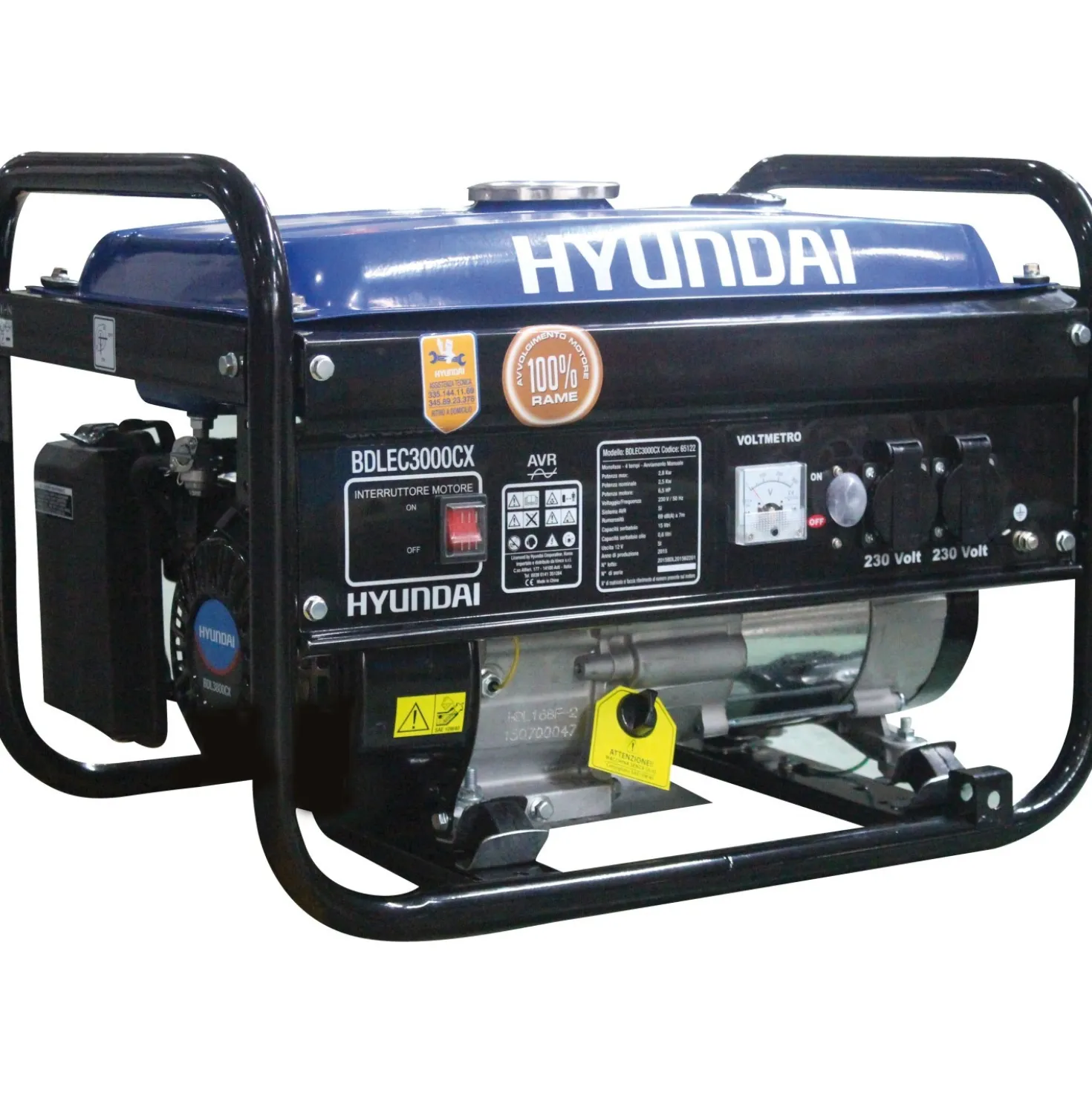 Generatore di corrente Hyundai a benzina 2,8 kW
