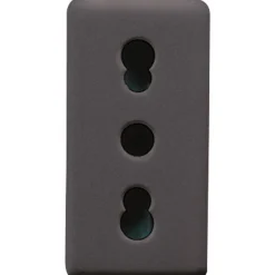 Gewiss System Black presa 2P+T 10/16 A 250 V ac nera