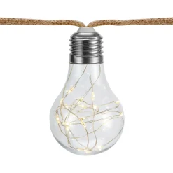 Ghirlanda luminosa Forcone Lampadina LED Bianco caldo 3,8 m