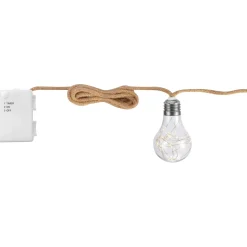 Ghirlanda luminosa Forcone Lampadina LED Bianco caldo 3,8 m