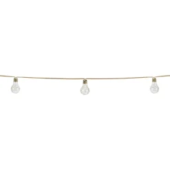 Ghirlanda luminosa Forcone Lampadina LED Bianco caldo 3,8 m
