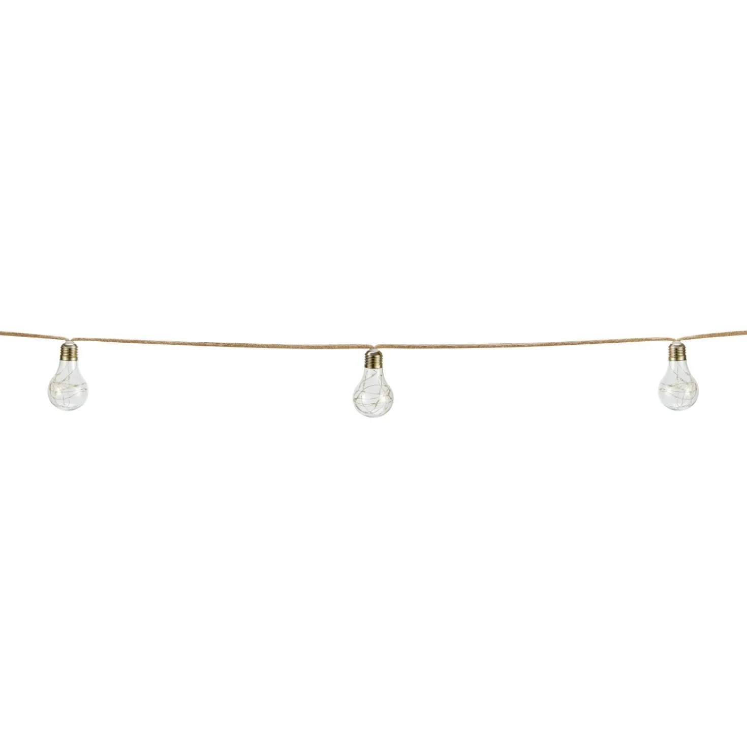 Ghirlanda luminosa Forcone Lampadina LED Bianco caldo 3,8 m
