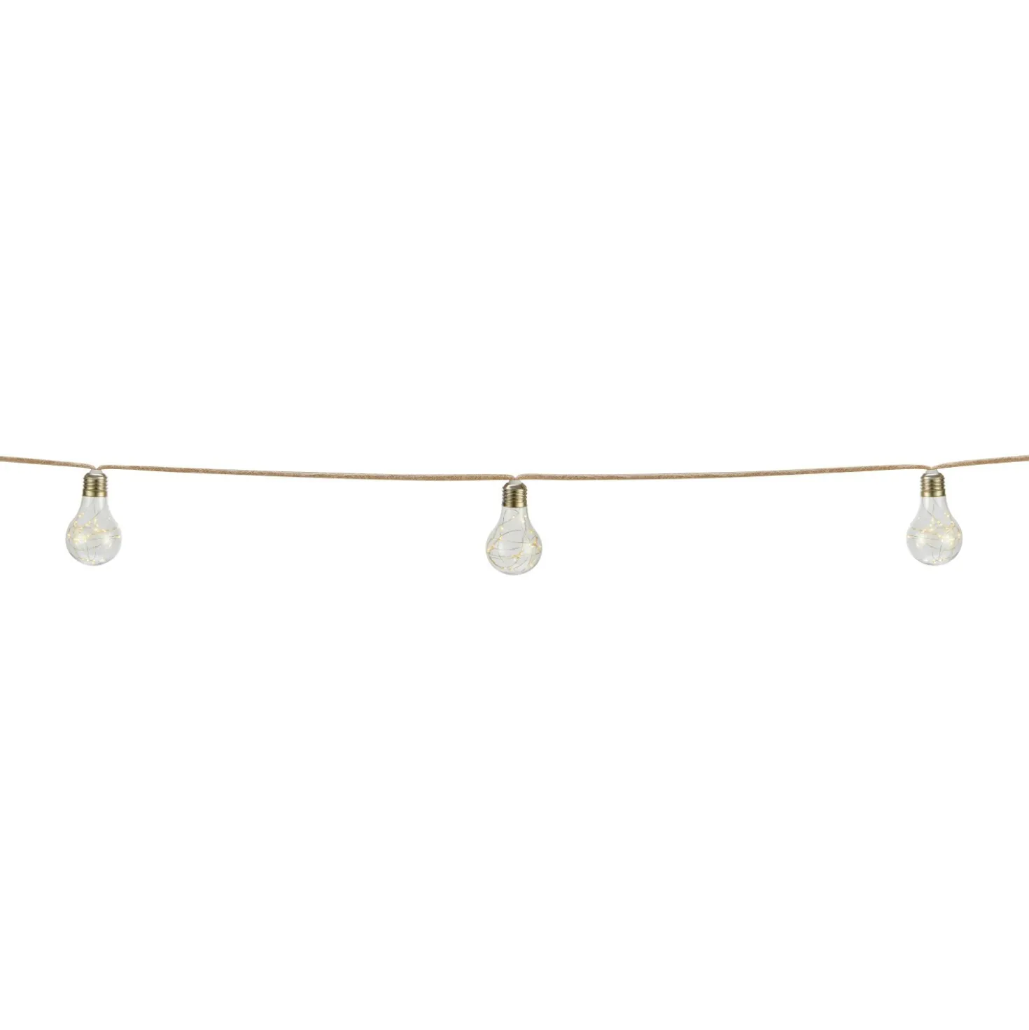 Ghirlanda luminosa Forcone Lampadina LED Bianco caldo 3,8 m
