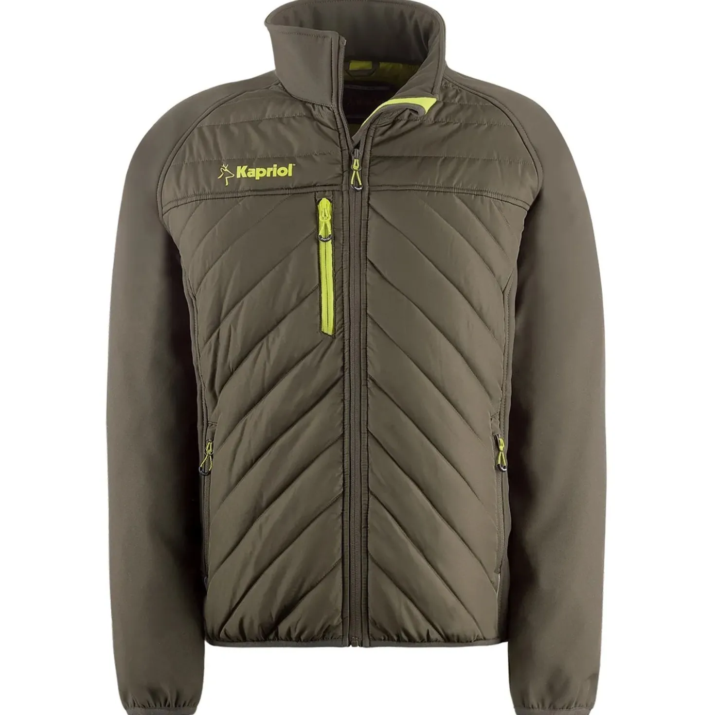 Giacca softshell Slick verde oliva taglia M