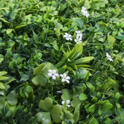 Giardino verticale sintetico Jasmin 1x1 m bianco