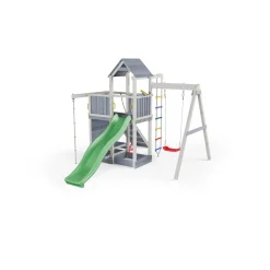 Gioco da giardino Activer con scivolo e altalena 390x285xh262 cm