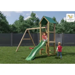 Gioco da giardino Lucas con scivolo e altalene 310x275xh245 cm