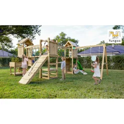 Gioco da giardino Optimizer scivolo e altalene 612 x 518 x h257cm