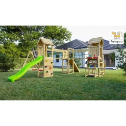 Gioco da giardino Optimizer scivolo e altalene 612 x 518 x h257cm