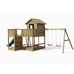 Gioco da giardino Pluto con scivolo e altalene 632x382xh275 cm