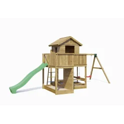 Gioco da giardino Pluto con scivolo e altalene 632x382xh275 cm