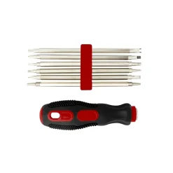 Giraviti per elettronica impugnatura bimateriale lame in acciaio cr-v set