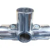 Giunto cubic 4 vie cromo