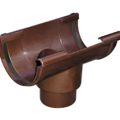 Giunto in PVC con scarico marrone 2 m