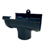 Giunto in PVC First Plast con scarico e guarnizione antracite 12,5 cm