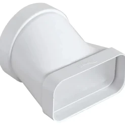 Giunto orizzontale da tubo tondo Ø 100 a tubo 120 mm x 60 mm