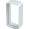 Giunto semplice per tubo rettangolare 120 mm x 60 mm