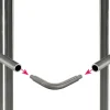 Giunzione curva 90° per tubo 12x1,5 mm satinato