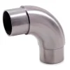 Giunzione curva 90° per tubo 42,4x2 mm satinato