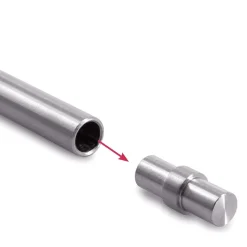 Giunzione per tubo 12x1,5 mm satinato