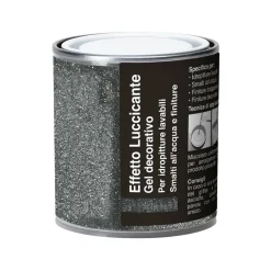 Glitter in gel Argento 250 ml