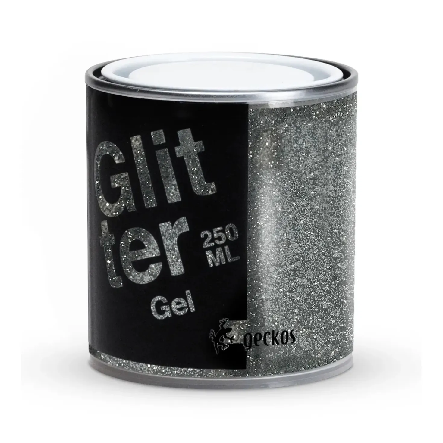 Glitter in gel Argento 250 ml