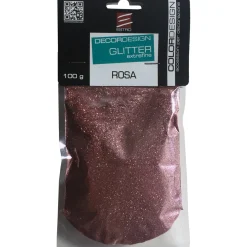 Glitter in polvere rosa 100 g