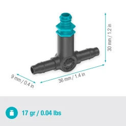 Gocciolatore in linea Gardena per tubi da 4,6 mm Micro-Drip-System 2 l/h