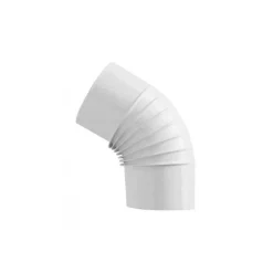 Gomito in alluminio 45° Ø 13 cm
