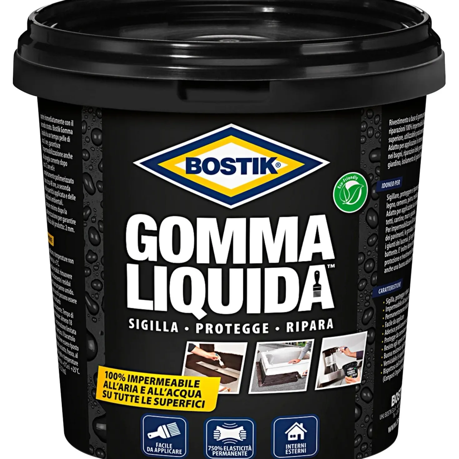 Gomma liquida impermeabilizzante Bostik 0,75 l